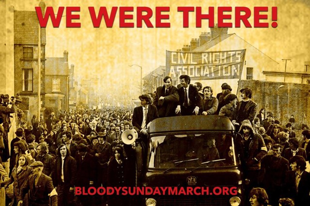 Bloody Sunday 50: People begin gathering for BS March Committee commemoration march