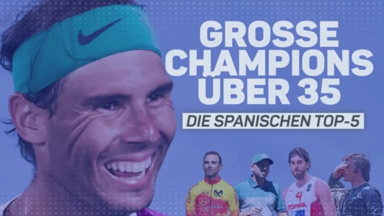 Große Champions über 35: Die Spanischen Top-5
