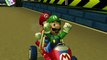 GameCube Gameplay - Mario Kart Double Dash - Mushroom City - Mario and Luigi
