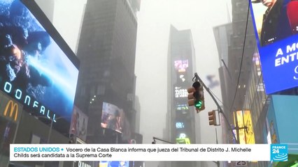 Costa este de Estados Unidos golpeada por fuertes vientos y nevadas