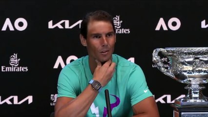 Open d'Australie 2022 - Rafael Nadal : "I feel lucky to achieve one more very special thing in my tennis career"