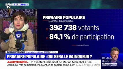 Primaire populaire: 84,1% des 467.000 inscrits ont voté