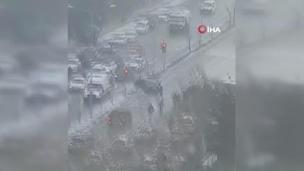 Küçükçekmece'de sürücü kursu hocasına çarpan şahıs tutuklandı