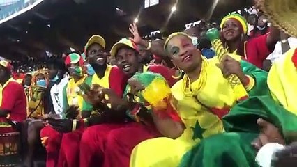 Can 2021 : Ambiance avant match avec les supporters sénégalais