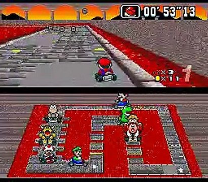 Super Mario Kart online multiplayer - snes