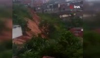 Brezilya'da şiddetli yağış toprak kaymasına neden oldu