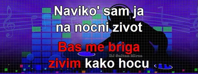Naviko sam ja na noćni život - Novica Zdravković (uživo karaoke)