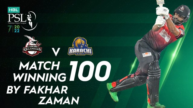 Match Winning 100 By Fakhar Zaman | Lahore Qalandars vs Karachi Kings | Match 6 | HBL PSL 7 | ML2G