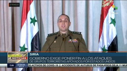 Siria exige poner fin a los ataques terroristas apoyados por EE.UU.