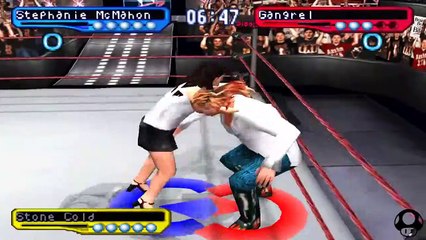 WWF Smackdown! 2 Stephanie McMahon vs Gangrel