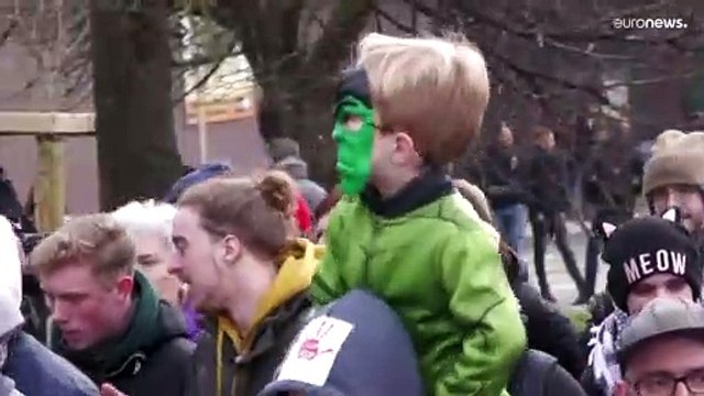 В Брюсселе снова протестуют противники ковид-ограничений