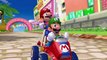 GameCube Gameplay - Mario Kart Double Dash - Peach Beach - Mario and Luigi