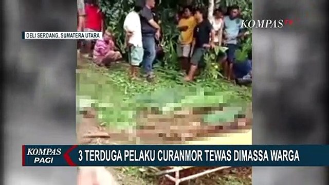 Tiga Terduga Pelaku Pencurian Motor Tewas Dihakimi Warga, Jasadnya Dibuang ke Ladang