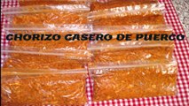 CHORIZO MEXICANO CASERO