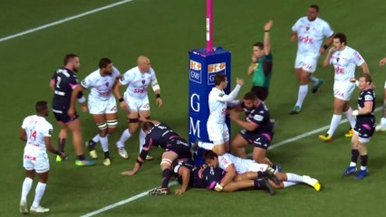 TOP 14 - Essai de Moses ALO-EMILE (SFP) - Stade Français Paris - RC Toulon - J16 - Saison 2021/2022