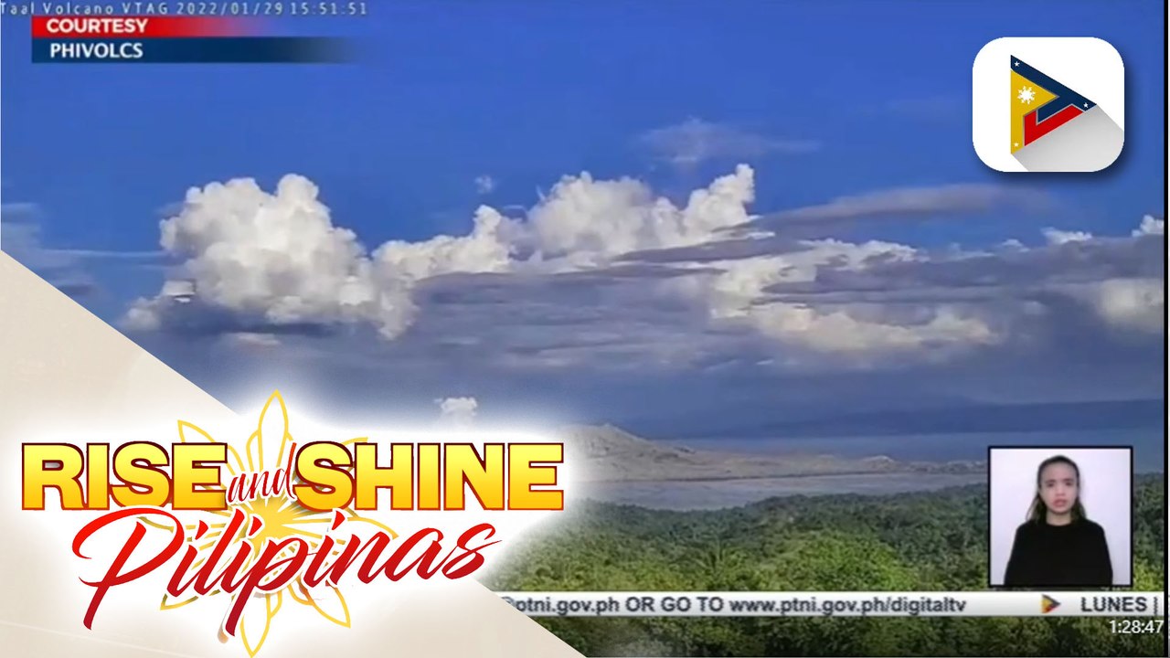 9 mahihinang pagsabog, naitala ng PHIVOLCS sa T...