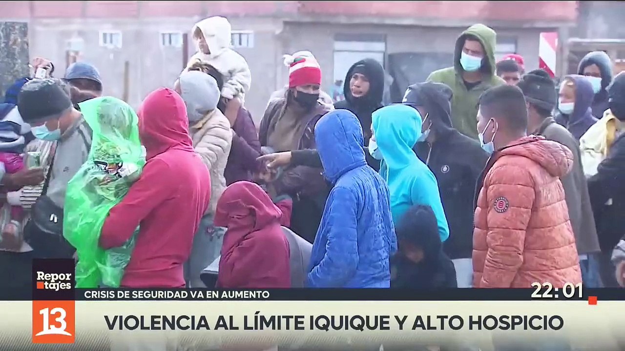 Inmigrantes ilegales e inseguridad colapsa el norte de Chile - T13