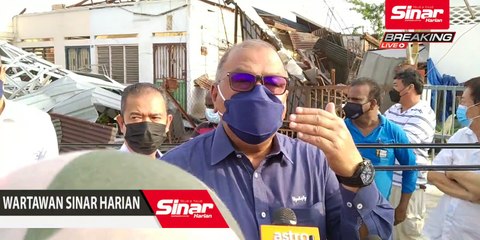 Tinjauan kesan ribut di Kampung Tawas, Ipoh, Perak lapor wartawan Sinar Harian, Saifullah Ahmad.