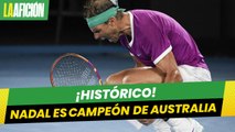 ¡Histórico! Rafael Nadal es campeón del Abierto de Australia; llega a 21 Grand Slams