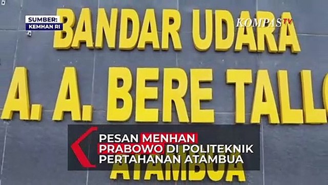 Pesan Menhan Prabowo di Politeknik Pertahanan Atambua