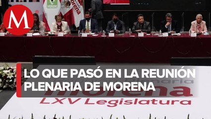 Concluye plenaria de los senadores del partido Morena