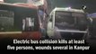Electric bus collision kills at least five persons, wounds several in Kanpur