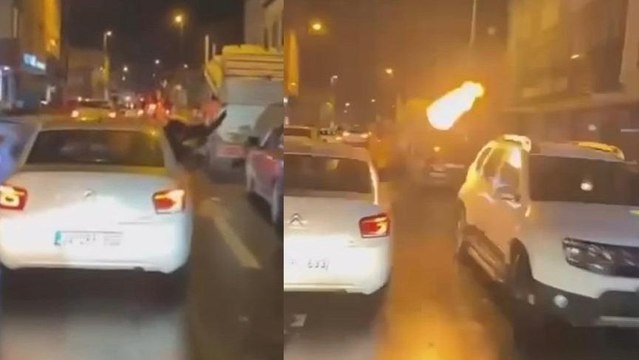 Asker eğlencesinde pompalı tüfek terörü