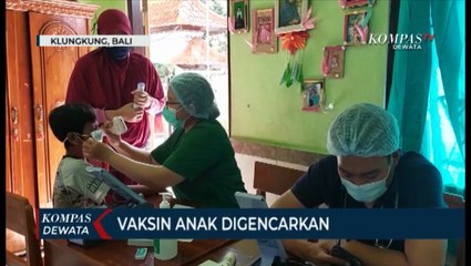 Makin Gencar, Vaksin Anak di Kabupaten Klungkung, Bali