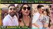 Mouni-Suraj's Romantic Pics Viral From Pool Party, Couple Enjoy Fun Games After Wedding