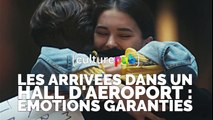 Le spectacle émouvant des arrivées dans un hall d'aéroport - Scandinavian Airlines