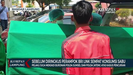 Sebelum Diringkus, Perampok BRI Link Sempat Konsumsi Sabu