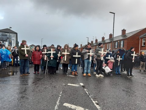 Bloody Sunday March Committee 50th anniversary march , Derry January 30 2022