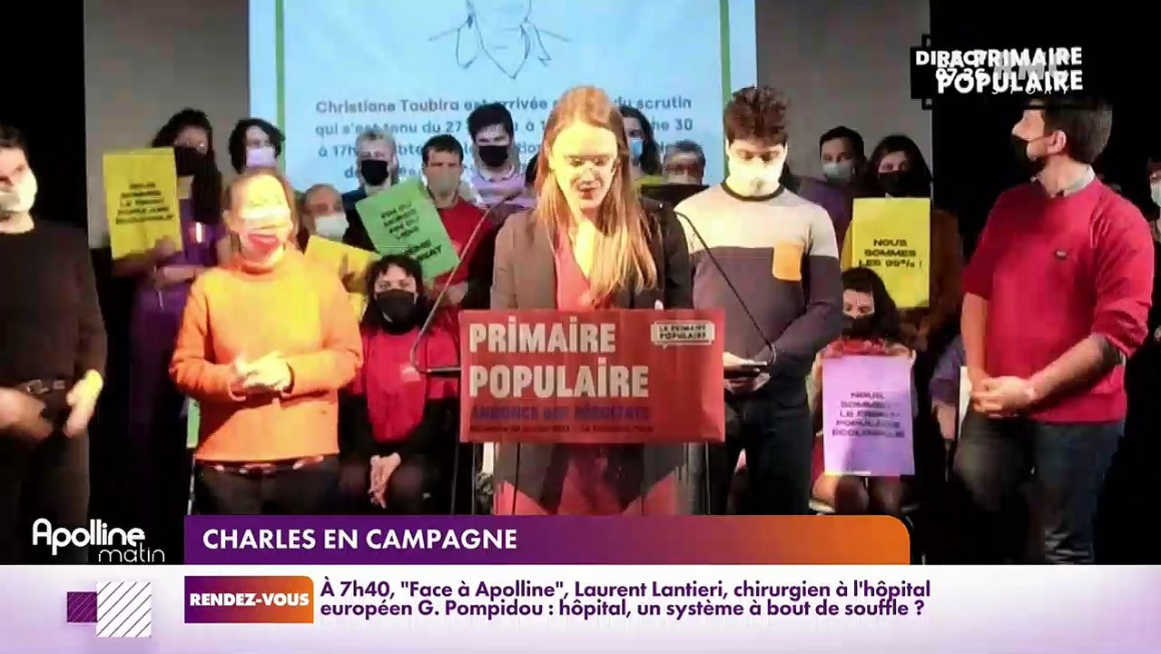 Charles en campagne : Christiane Taubira a remporté la primaire populaire - 31/01
