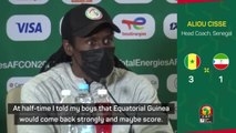 Cisse congratulates 'strong' Equatorial Guinea as Senegal reach AFCON semis