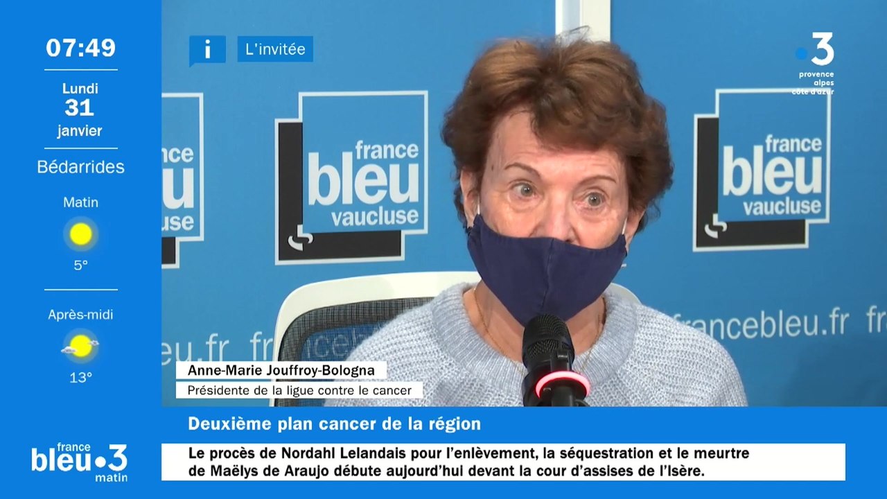 Anne-Marie Jouffroy-Bologna, invitée de France Bleu Vaucluse