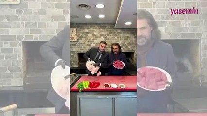 CZN Burak'ın Kurtlar Vadisi'nin Abdülhey'i ile videosu sosyal medyayı salladı