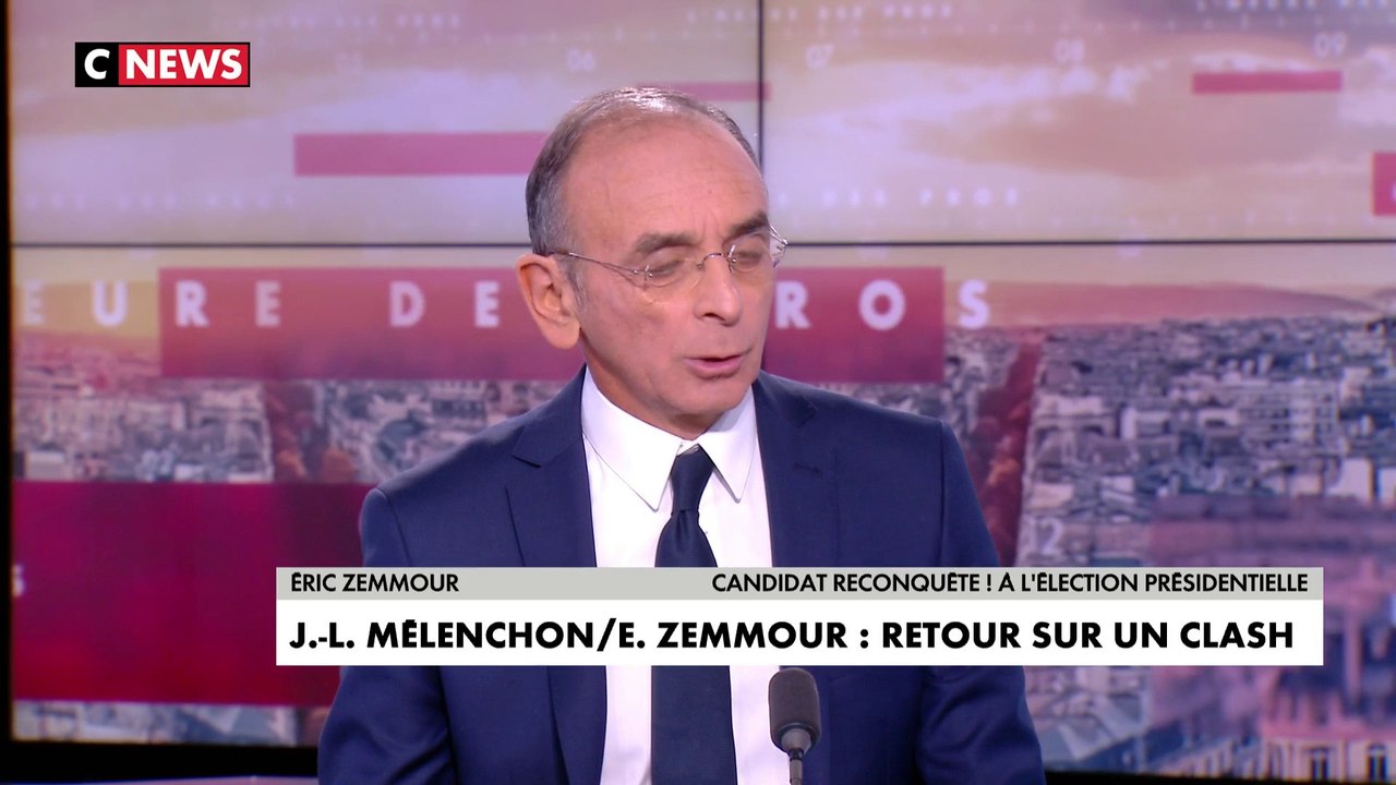 Éric Zemmour : «Monsieur Mélenchon a voulu un combat de rue, il l’a perdu, c’est son problème»