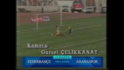 Fenerbahçe 2-0 Adanaspor 18.11.1990 - 1990-1991 Turkish 1st League Matchday 11