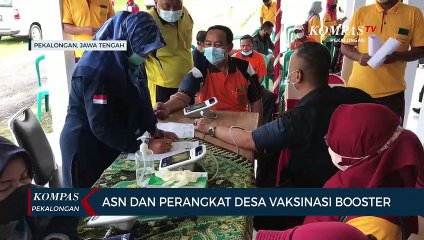 ASN dan Perangkat Desa Jalani Vaksinasin Booster