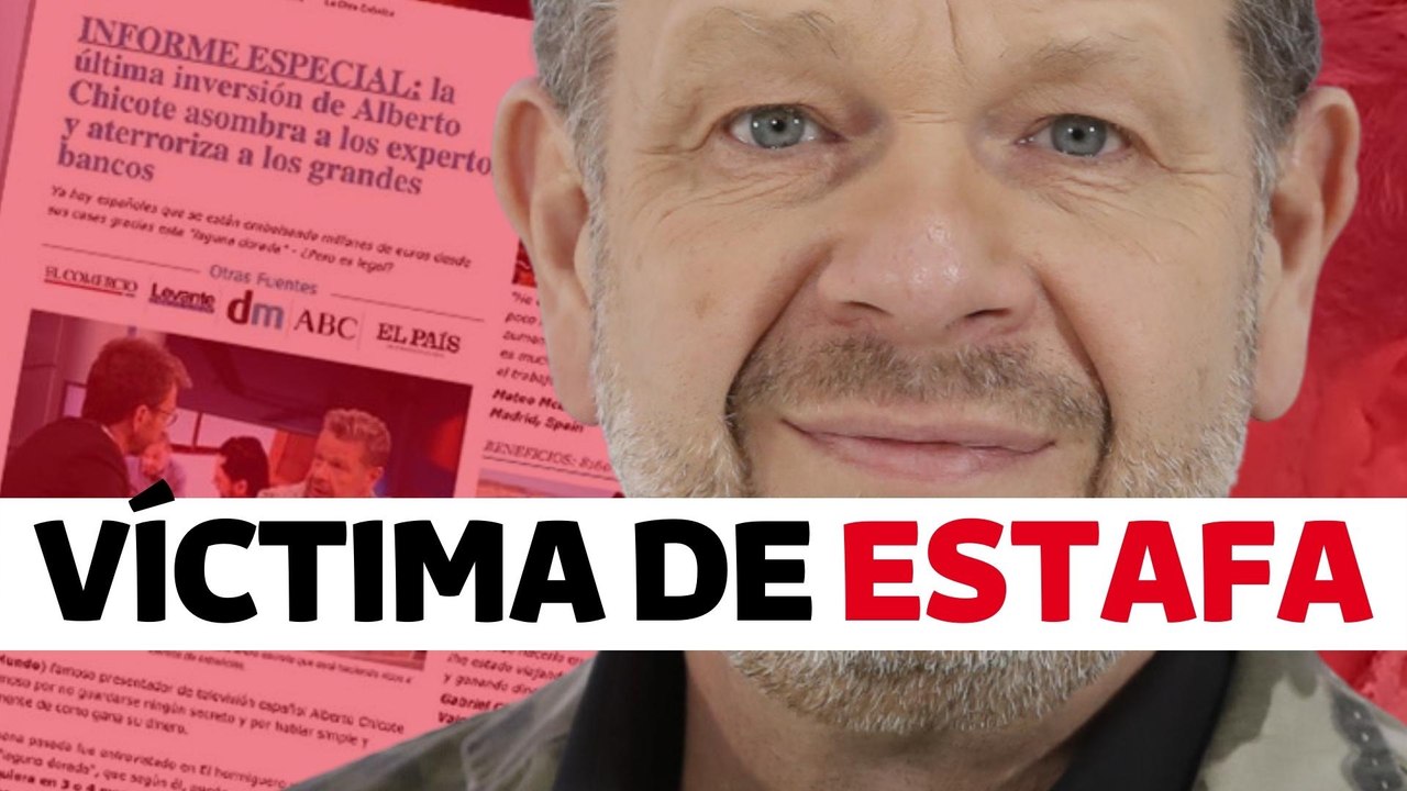 Alberto Chicote y la estafa que no consigue superar