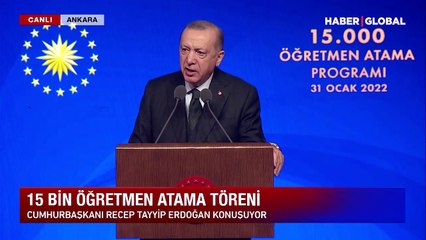 Cumhurbaşkanı Erdoğan'dan yüz yüze eğitim açıklaması