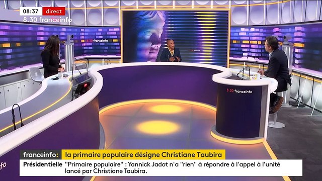 Je peux quitte le plateau : Marc Fauvelle recadre Christiane Taubira sur franceinfo: