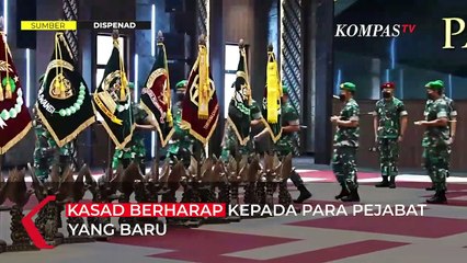 Pesan KSAD Dudung Saat Momen Sertijab Pangkostrad dan 13 Pejabat Lainnya