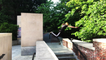 'Parkour devotee suffers MAJOR OOPSIE while jumping over a staircase'