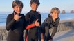 Âgés de 11 et 12 ans, ces trois jeunes surfeurs ont sauvé la vie d'une femme qui se noyait