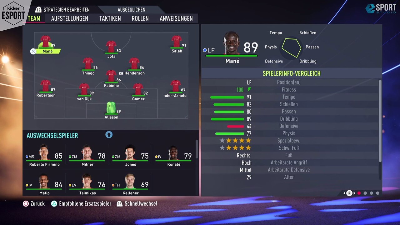FIFA 22: Hochdruck auf virtuellem Rasen - der Klopp-Stil