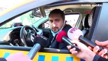 İstanbul Eminönü'de emniyet kemeri takmadığı için ceza kesilen taksici: Denetimler gösteriş amaçlı