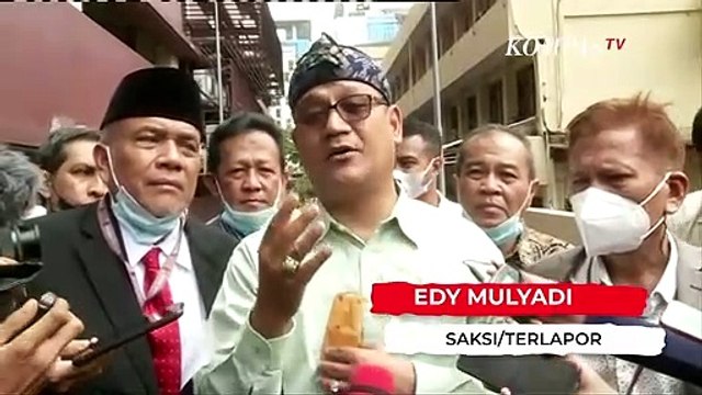 Edy Mulyadi Sebut Nama-nama Sultan di Kalimantan dan Mohon Maaf Saat Sampai di Bareskrim Polri