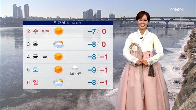 [종합뉴스 날씨]설날 오전까지 중부 중심 많고 강한 눈…10cm 이상