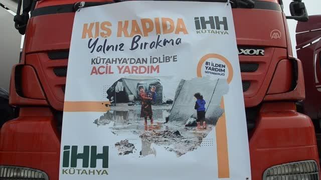 Suriyeli savaş mağdurlarına 6 tır yardım gönderildi
